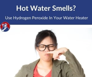 how do I put hydrogen peroxide in my hot water heater