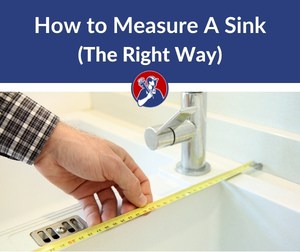 How to measure a sink