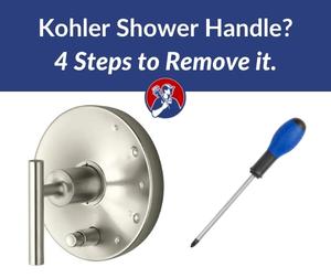 How To Remove Kohler Shower Handle (4 Step Guide)