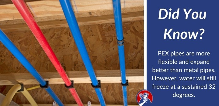 did you know Does PEX Pipe Freeze