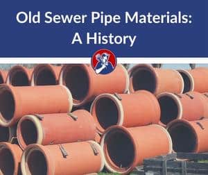 old sewer pipe materials