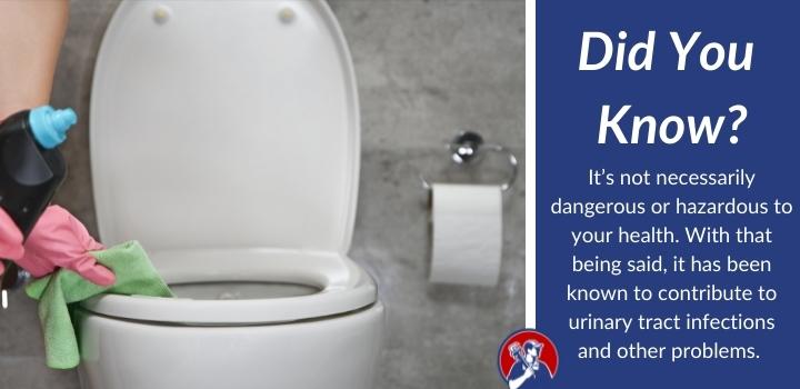 did you know what causes pink stains in toilet bowl
