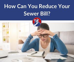 how to reduce sewer bill