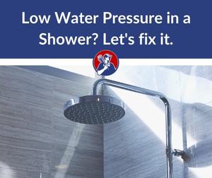 Low Water Pressure in a Shower
